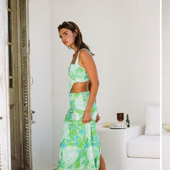 SABO Capri top Green and blue‎ Size Medium
Nwt - Picture 4 of 8